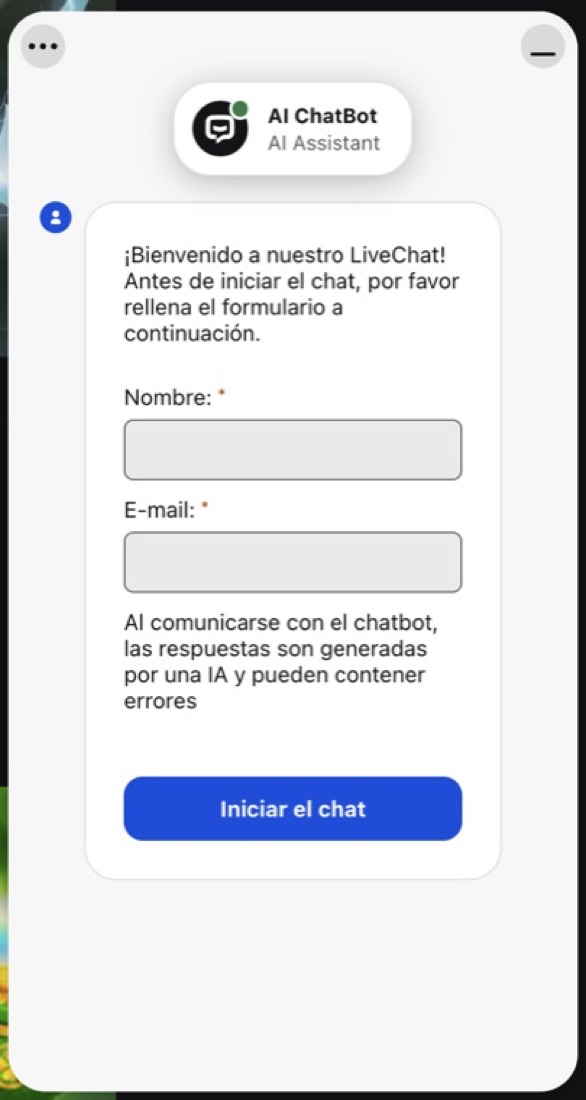 BetOnRed live chat support