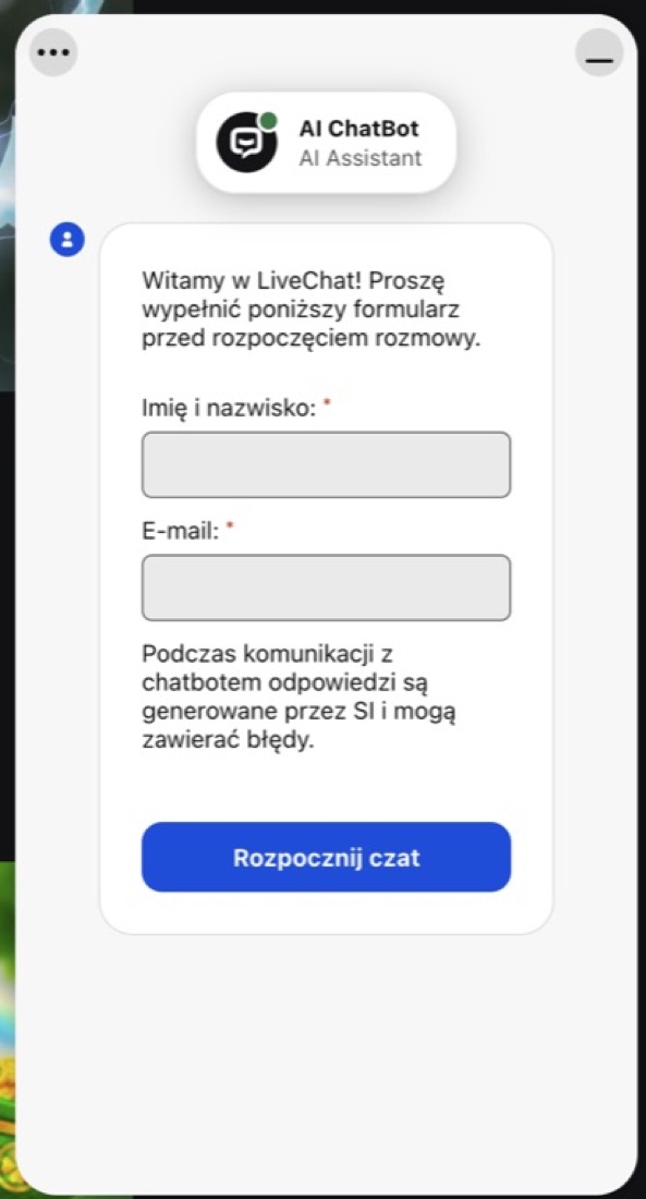 BetOnRed live chat support